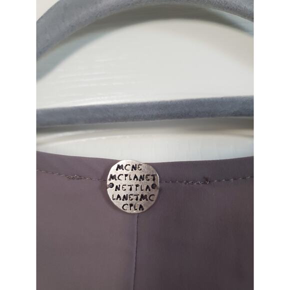 MC Planet by Innate Gray Short Sleeve Asymmetric Tunic Lagenlook Top, Size 6 - Picture 8 of 11